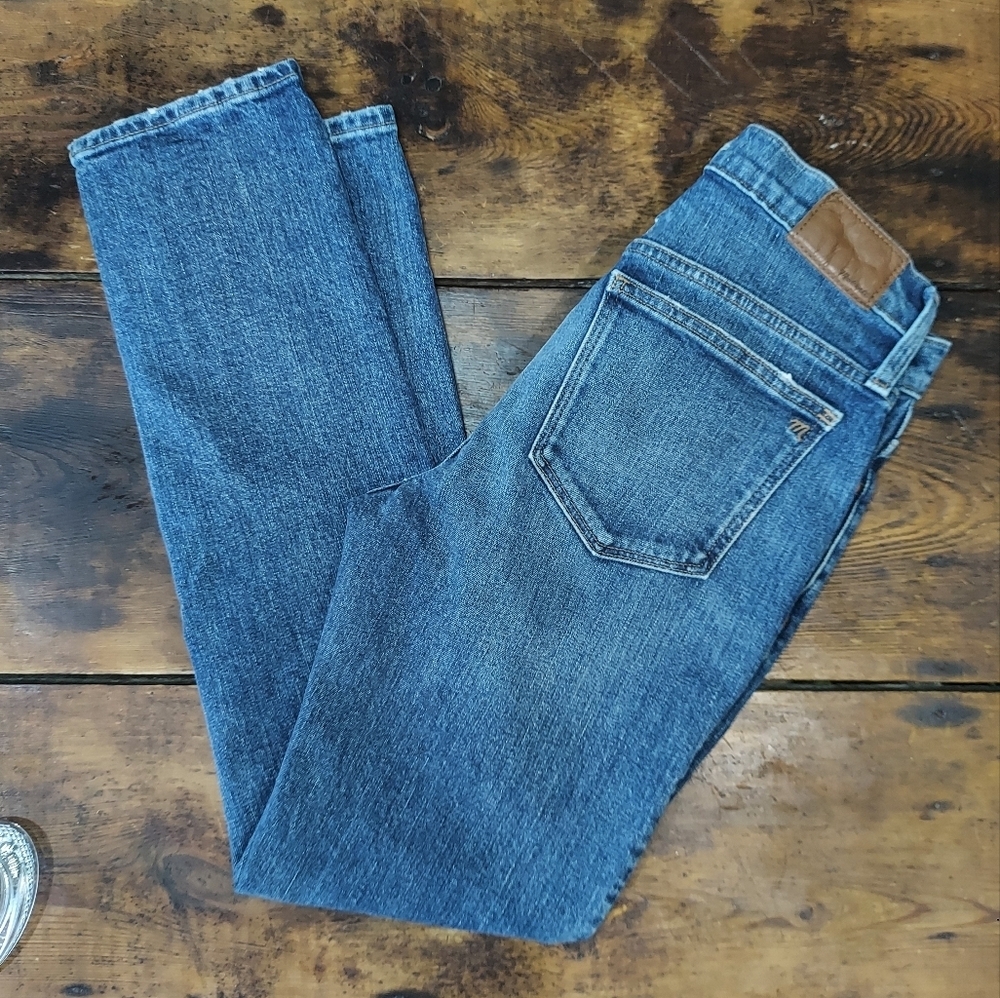 EUC Madewell Tomboy Straight Blue Jeans